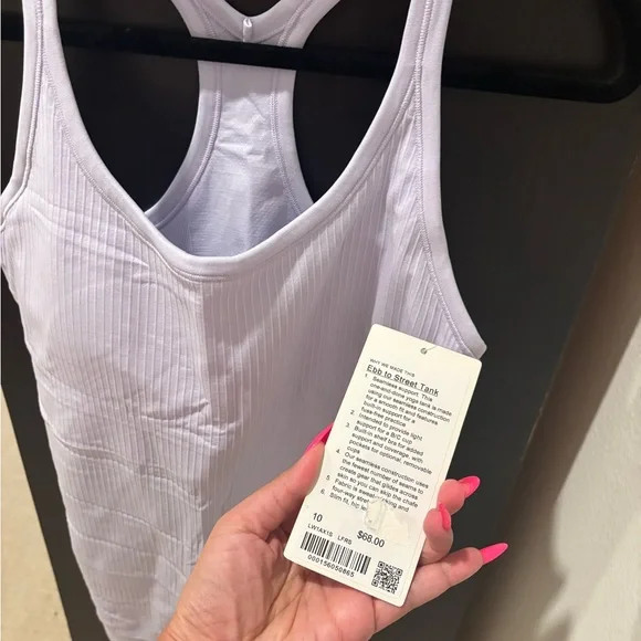 Lululemon Ebb to Street to Tank in Lavender Frost 
Size 10 - Picture 2 of 6